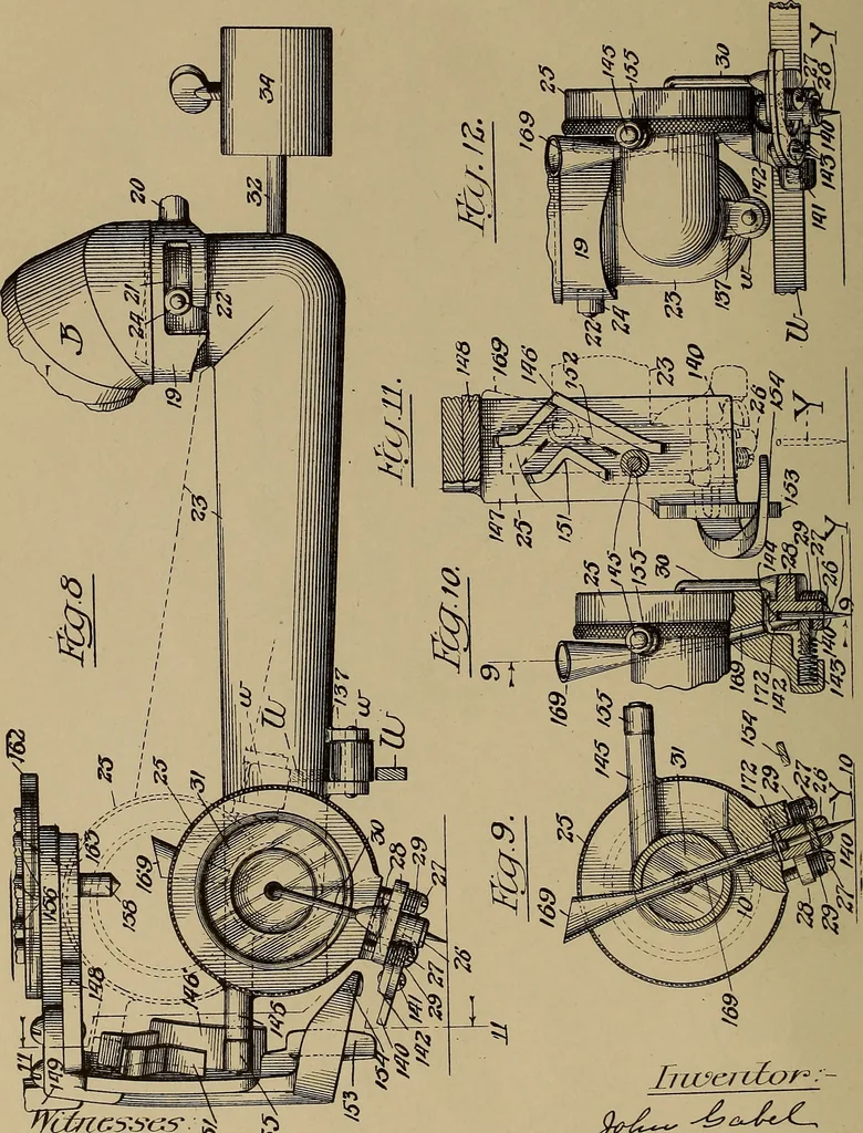 An illustration from [Graphophone patents], 1878, leaf 273