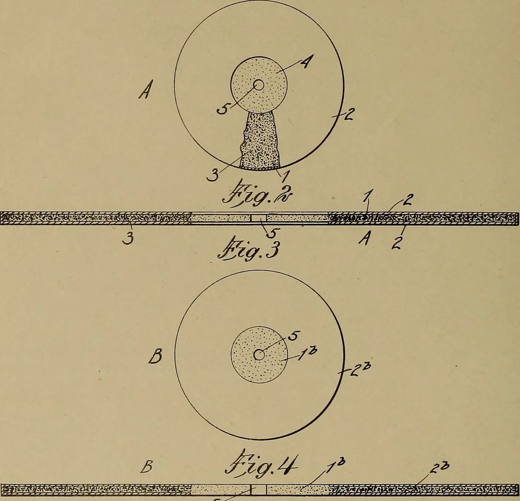 An illustration from [Graphophone patents], 1878, leaf 303