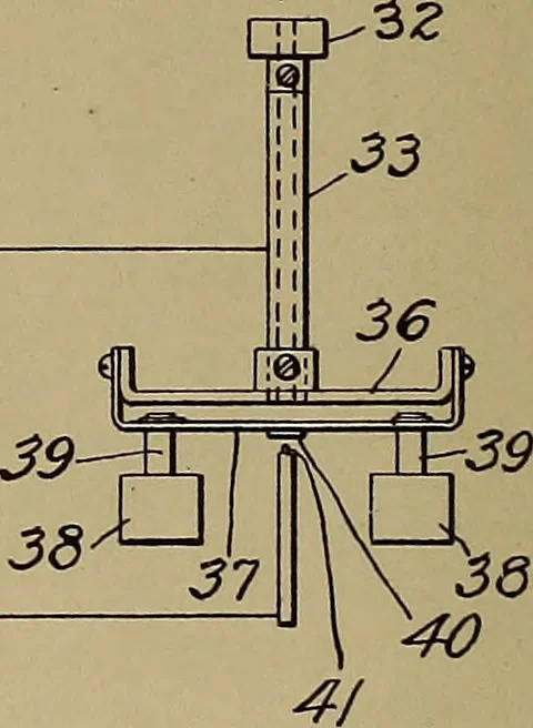 An illustration from [Graphophone patents], 1878, leaf 313