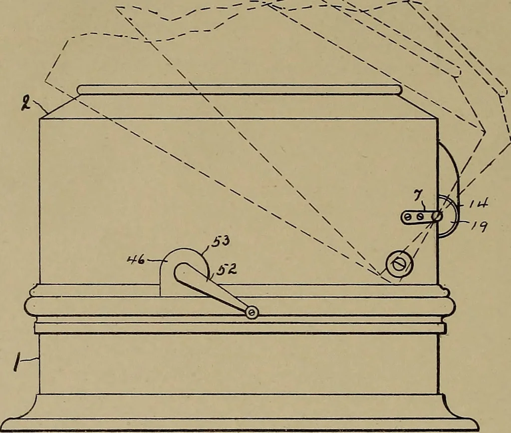 An illustration from [Graphophone patents], 1878, leaf 323