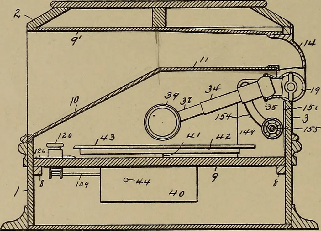 An illustration from [Graphophone patents], 1878, leaf 323