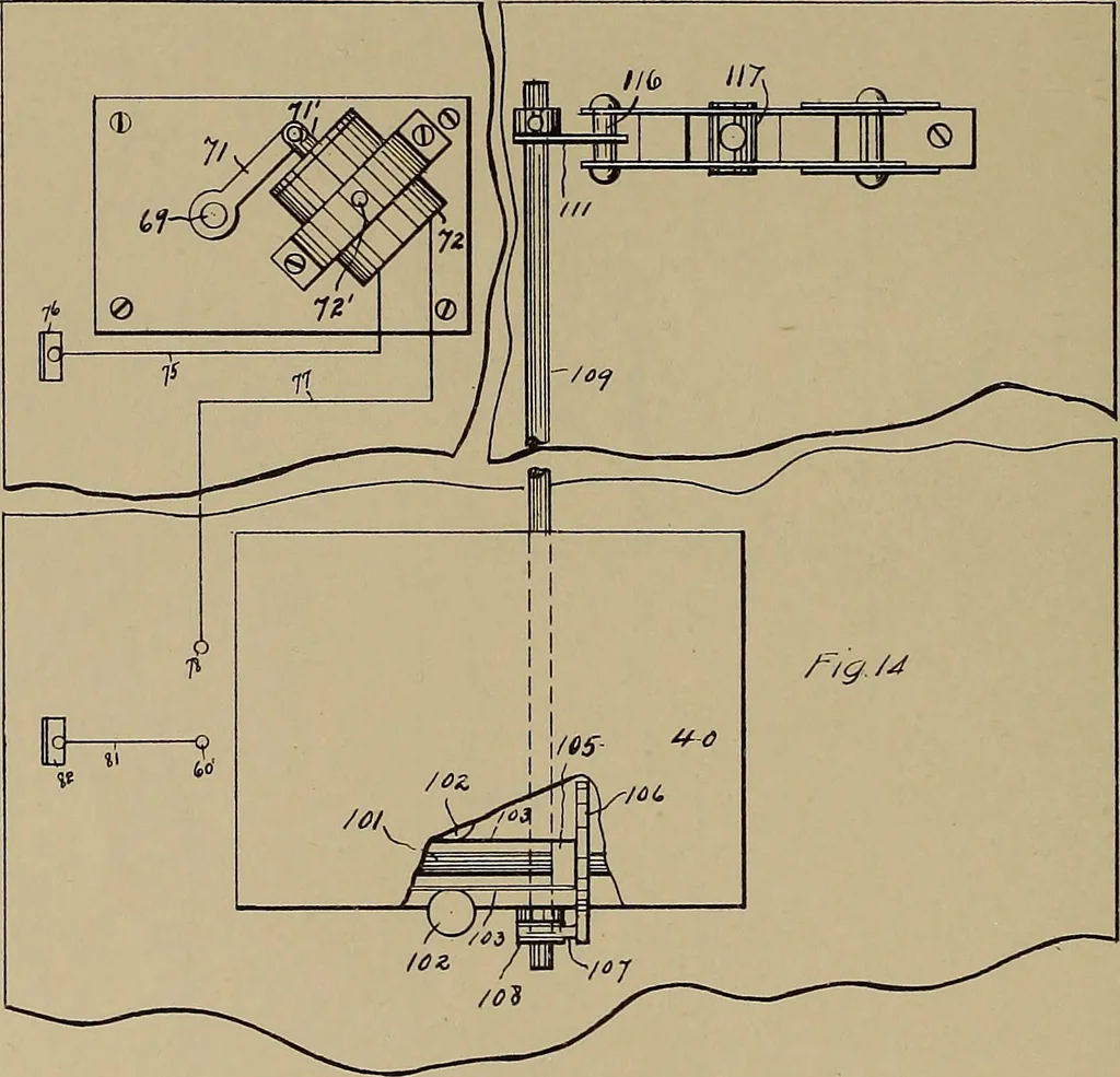 An illustration from [Graphophone patents], 1878, leaf 333
