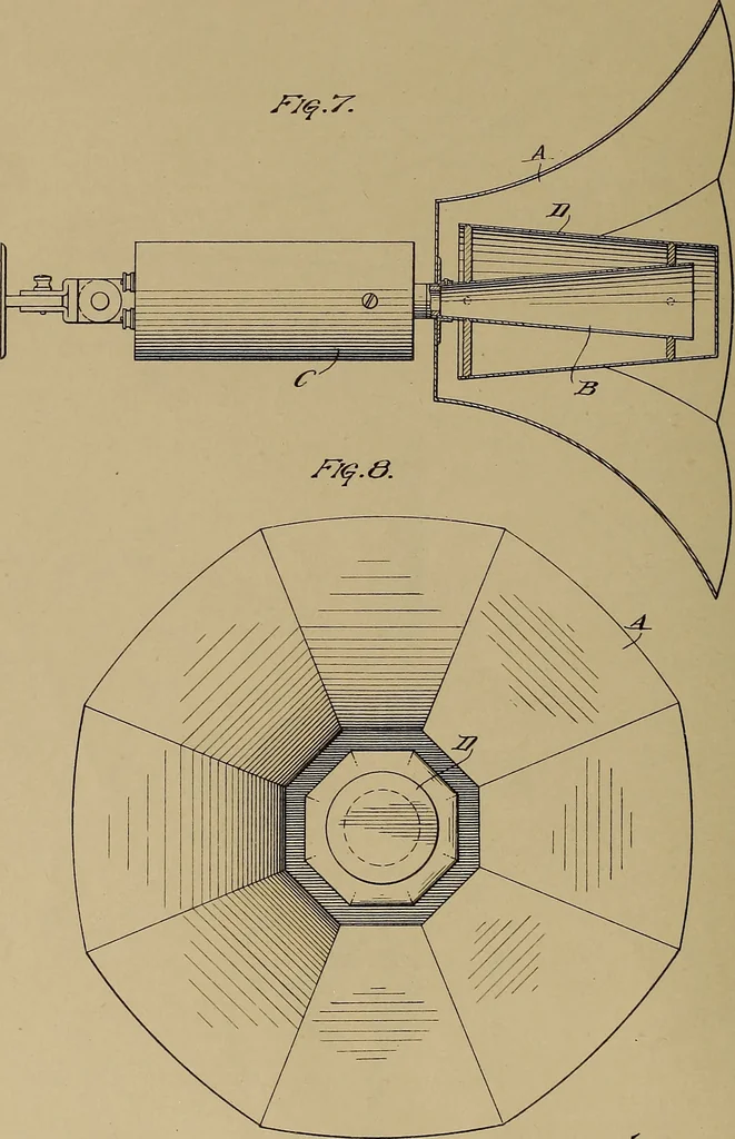 An illustration from [Graphophone patents], 1878, leaf 357