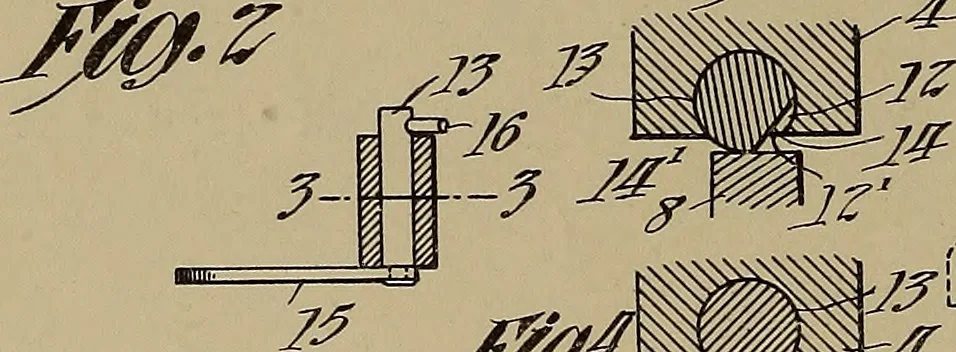 An illustration from [Graphophone patents], 1878, leaf 373
