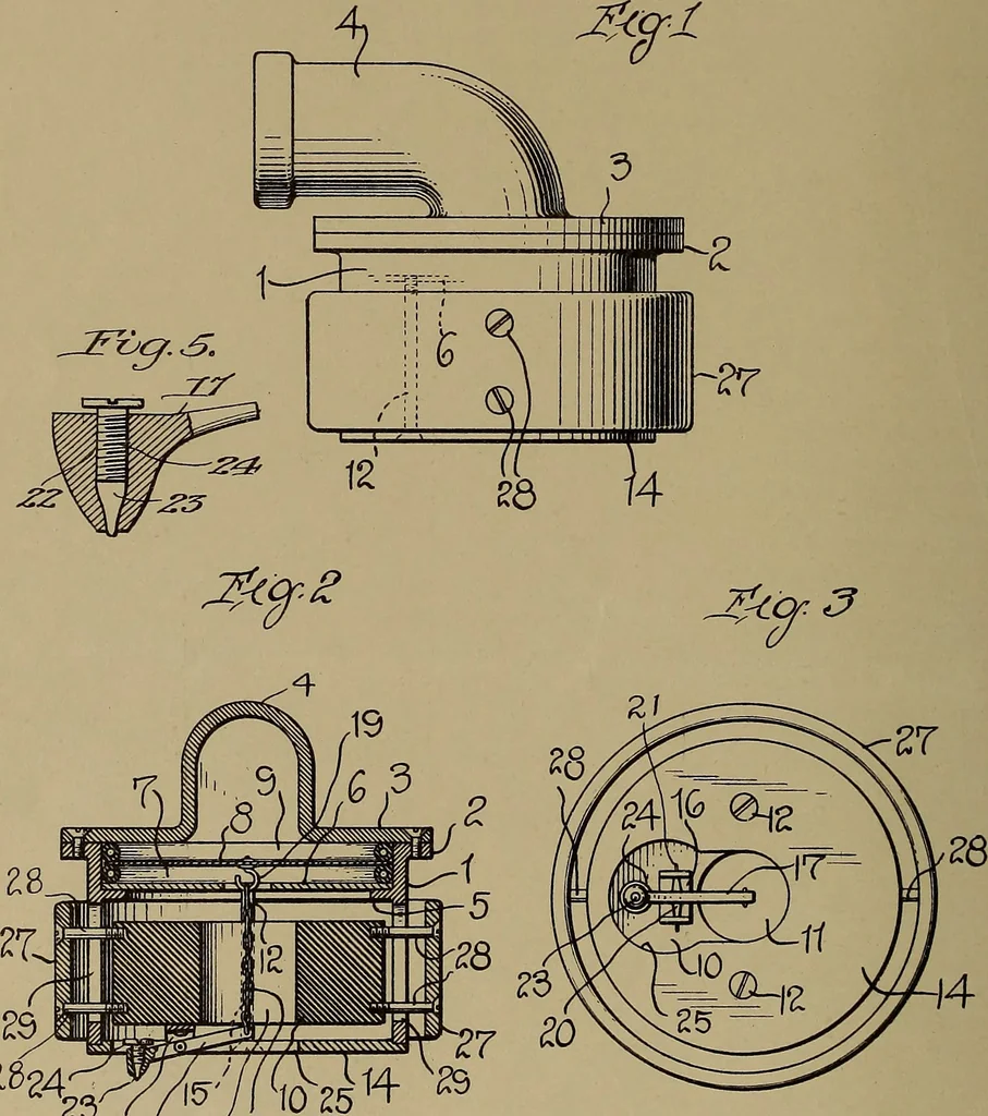 An illustration from [Graphophone patents], 1878, leaf 387