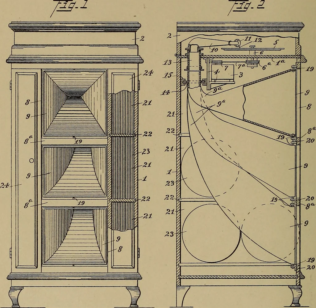 An illustration from [Graphophone patents], 1878, leaf 437