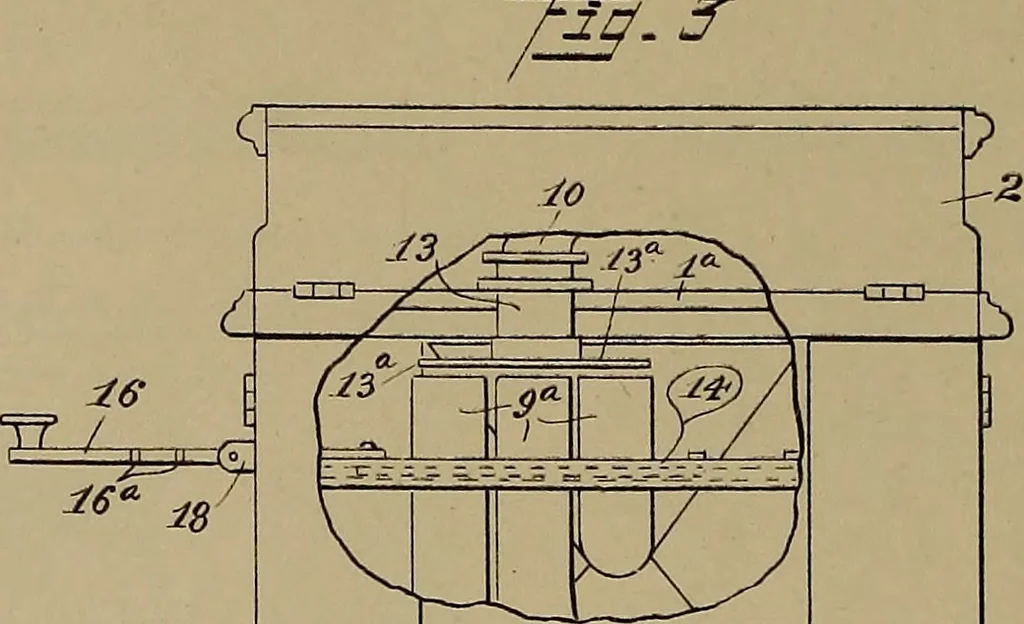 An illustration from [Graphophone patents], 1878, leaf 439