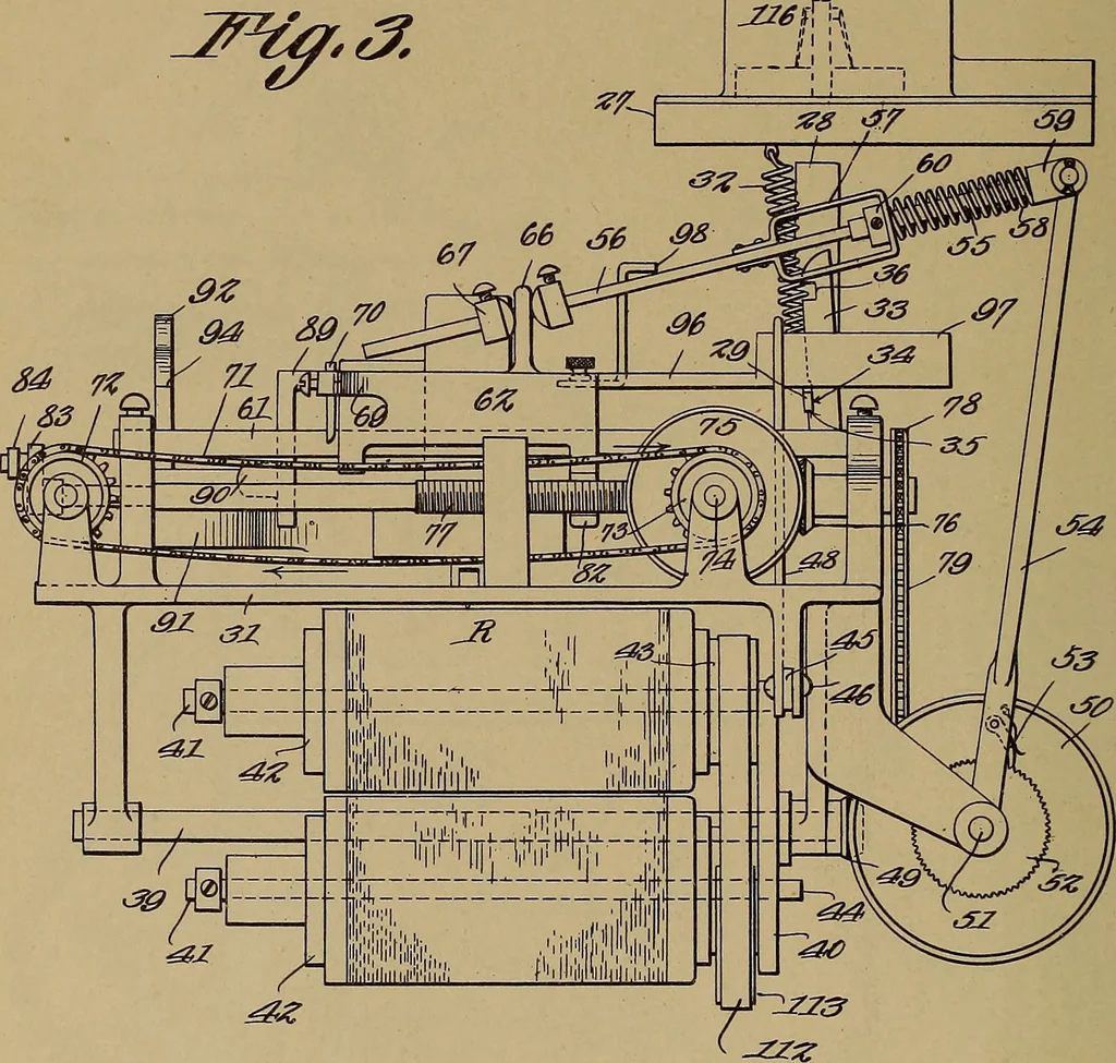 An illustration from [Graphophone patents], 1878, leaf 461