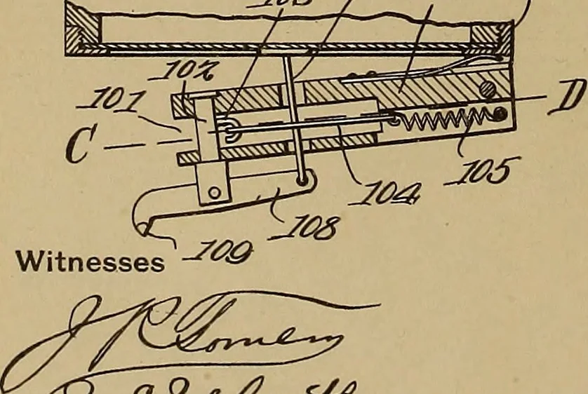 An illustration from [Graphophone patents], 1878, leaf 461