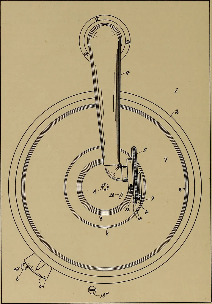 An illustration from [Graphophone patents], 1878, leaf 473