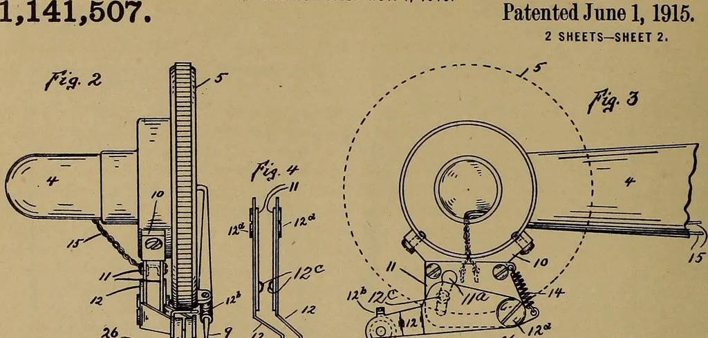 An illustration from [Graphophone patents], 1878, leaf 475