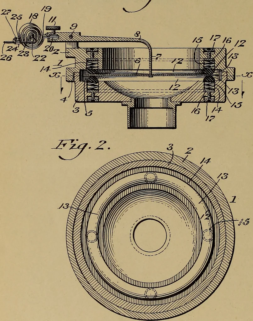An illustration from [Graphophone patents], 1878, leaf 509
