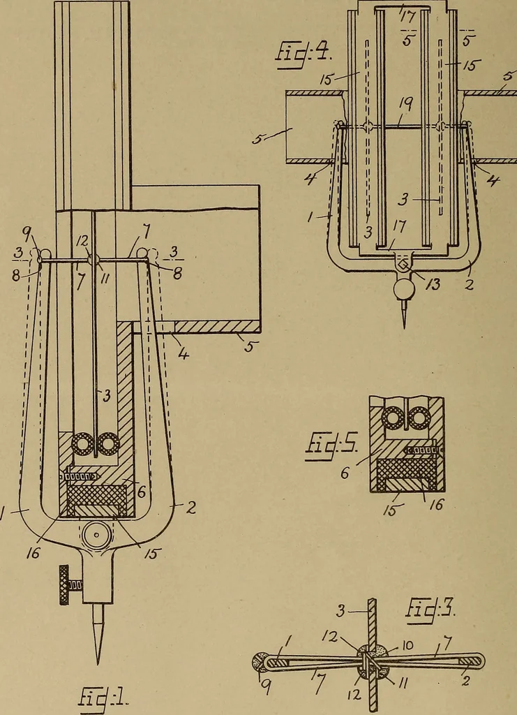An illustration from [Graphophone patents], 1878, leaf 531
