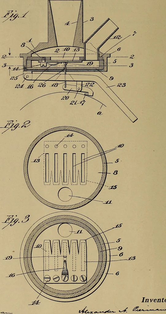 An illustration from [Graphophone patents], 1878, leaf 543