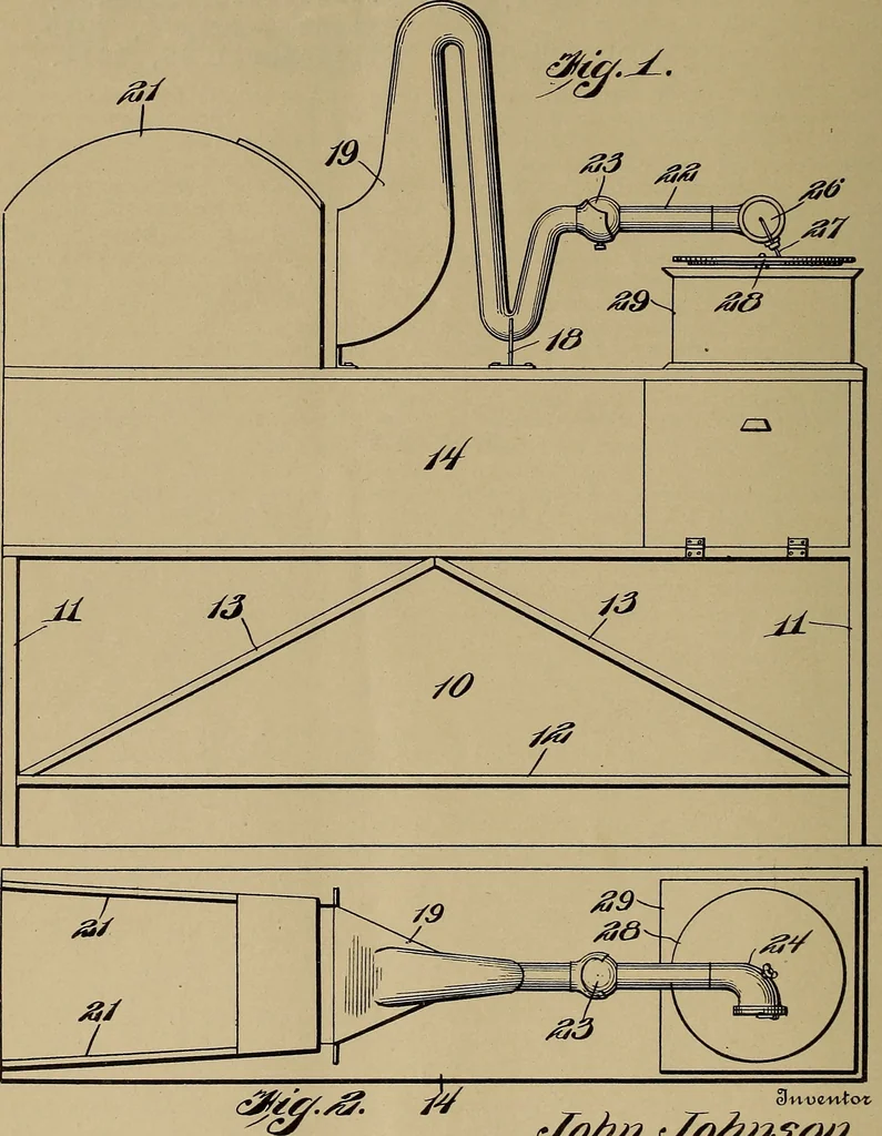 An illustration from [Graphophone patents], 1878, leaf 549