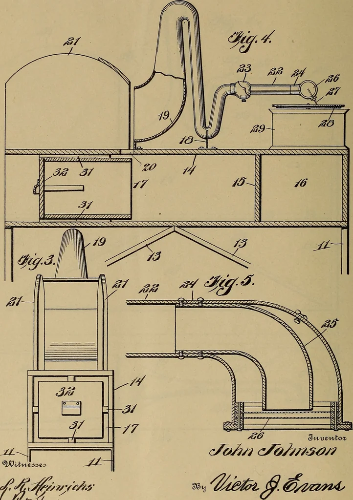 An illustration from [Graphophone patents], 1878, leaf 551