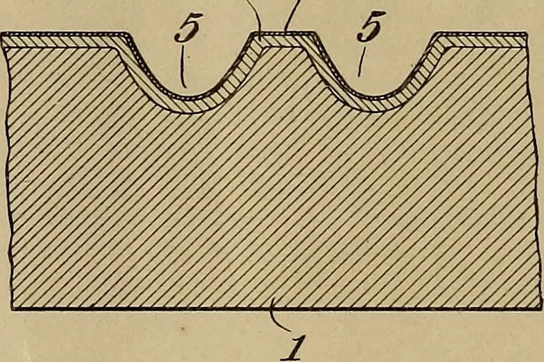 An illustration from [Graphophone patents], 1878, leaf 555