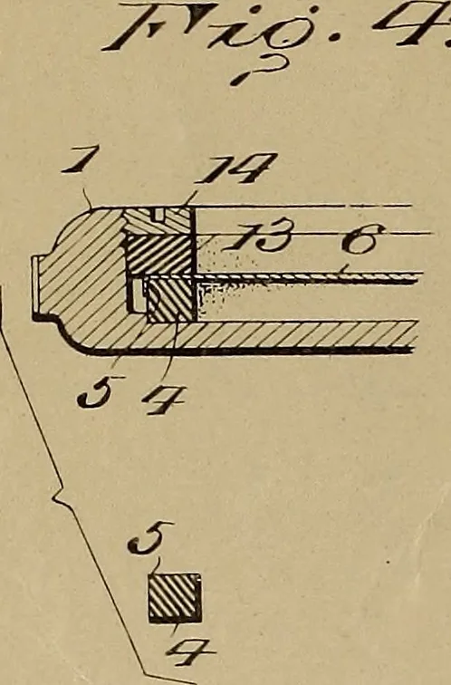 An illustration from [Graphophone patents], 1878, leaf 565