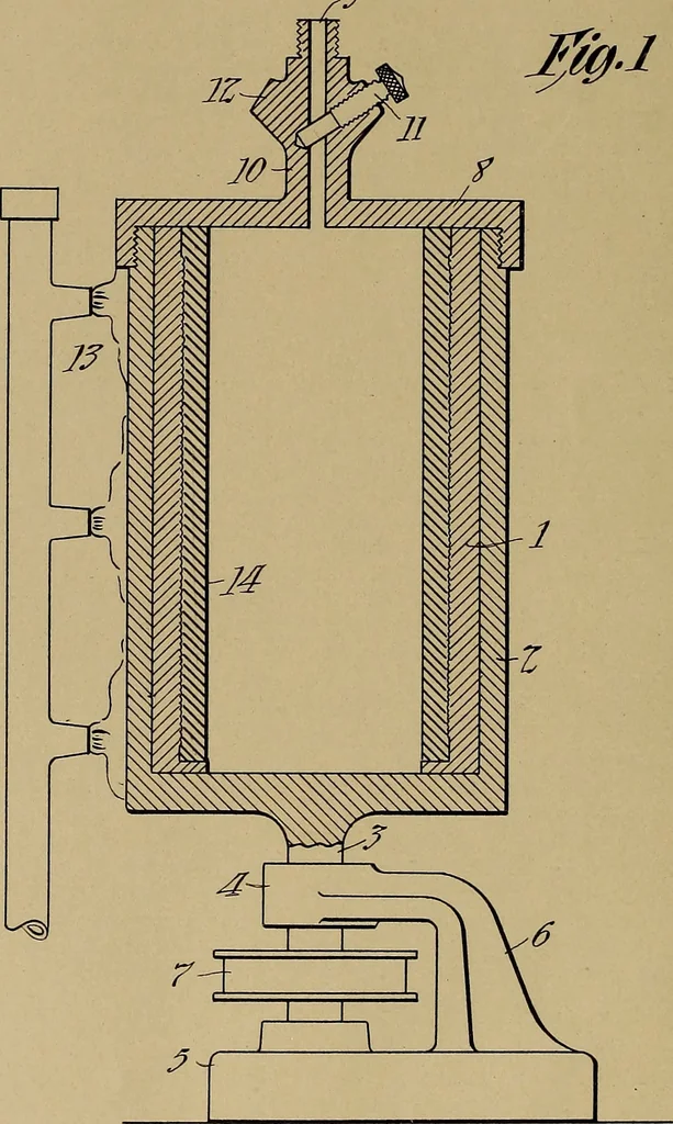An illustration from [Graphophone patents], 1878, leaf 585