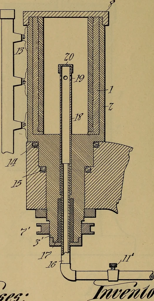 An illustration from [Graphophone patents], 1878, leaf 587