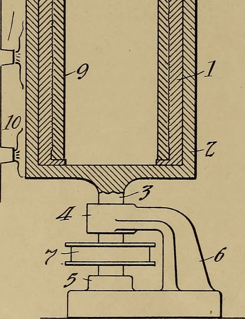 An illustration from [Graphophone patents], 1878, leaf 595