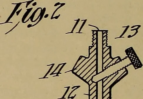 An illustration from [Graphophone patents], 1878, leaf 595