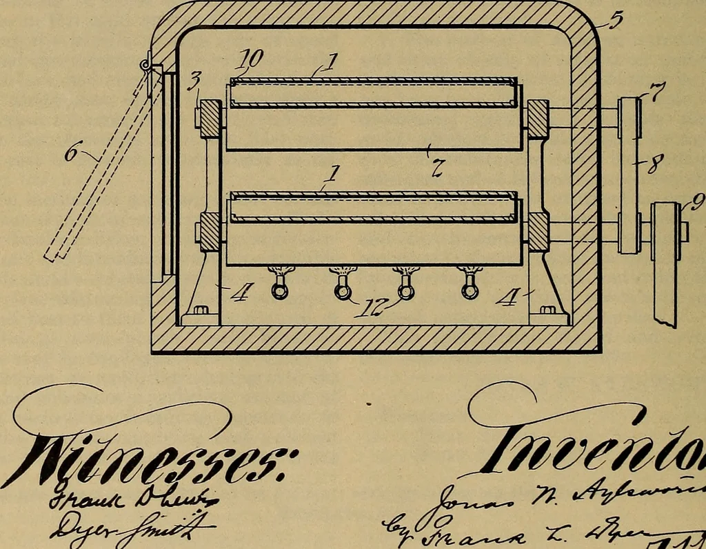 An illustration from [Graphophone patents], 1878, leaf 601