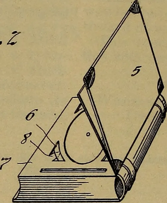 An illustration from [Graphophone patents], 1878, leaf 609