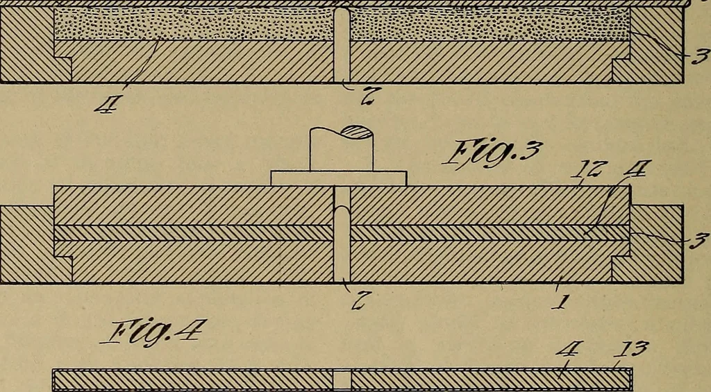 An illustration from [Graphophone patents], 1878, leaf 625