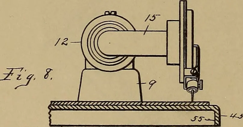 An illustration from [Graphophone patents], 1878, leaf 65
