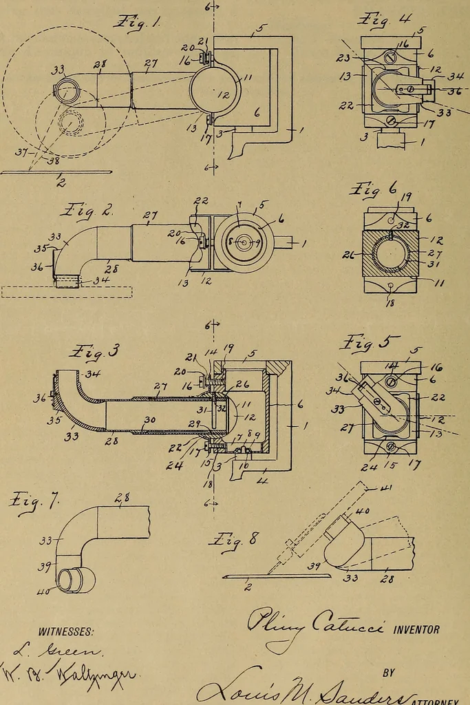 An illustration from [Graphophone patents], 1878, leaf 667