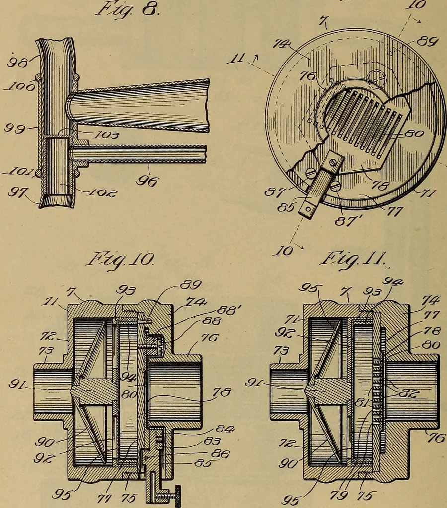 An illustration from [Graphophone patents], 1878, leaf 719