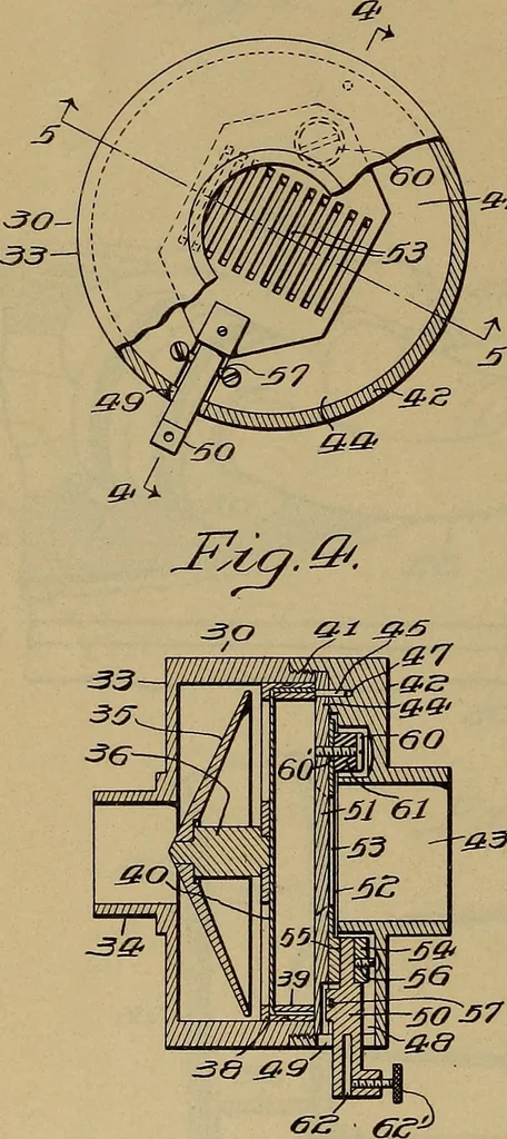 An illustration from [Graphophone patents], 1878, leaf 729