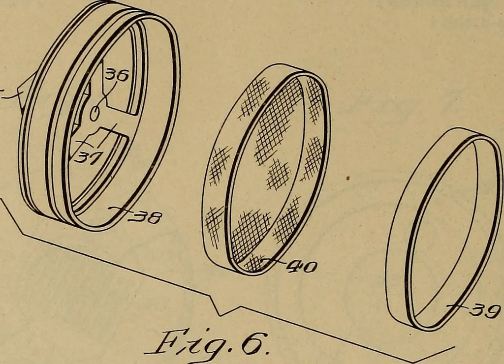 An illustration from [Graphophone patents], 1878, leaf 731