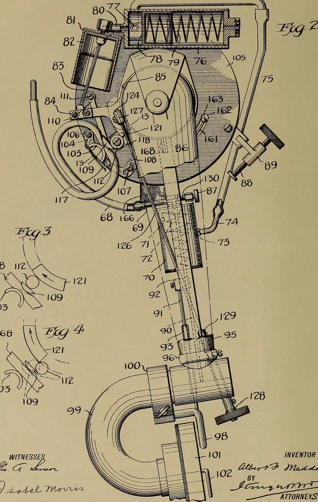 An illustration from [Graphophone patents], 1878, leaf 75
