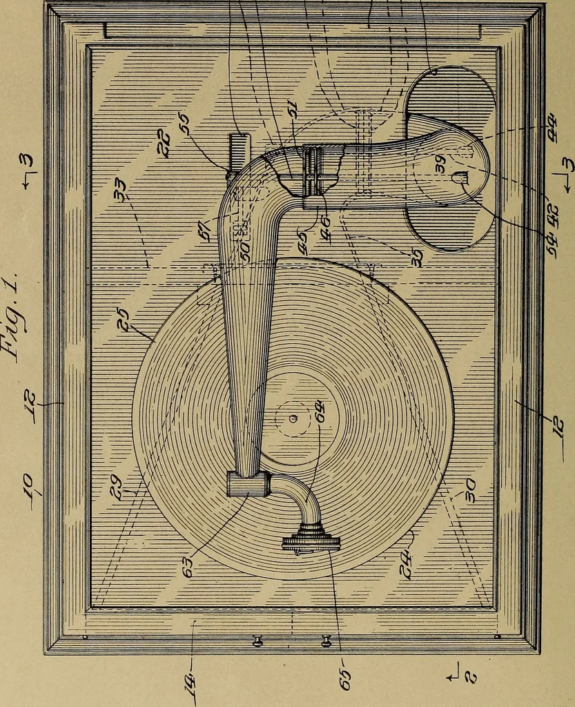 An illustration from [Graphophone patents], 1878, leaf 771