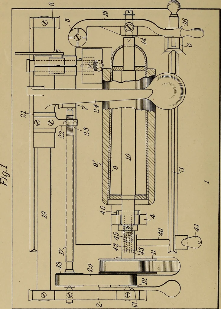 An illustration from [Graphophone patents], 1878, leaf 787