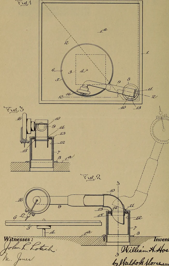 An illustration from [Graphophone patents], 1878, leaf 815