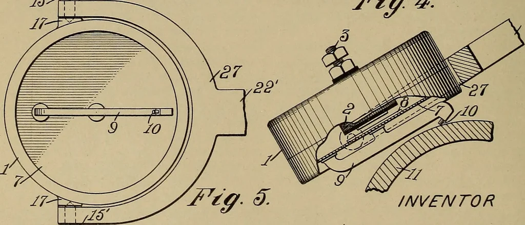 An illustration from [Graphophone patents], 1878, leaf 819