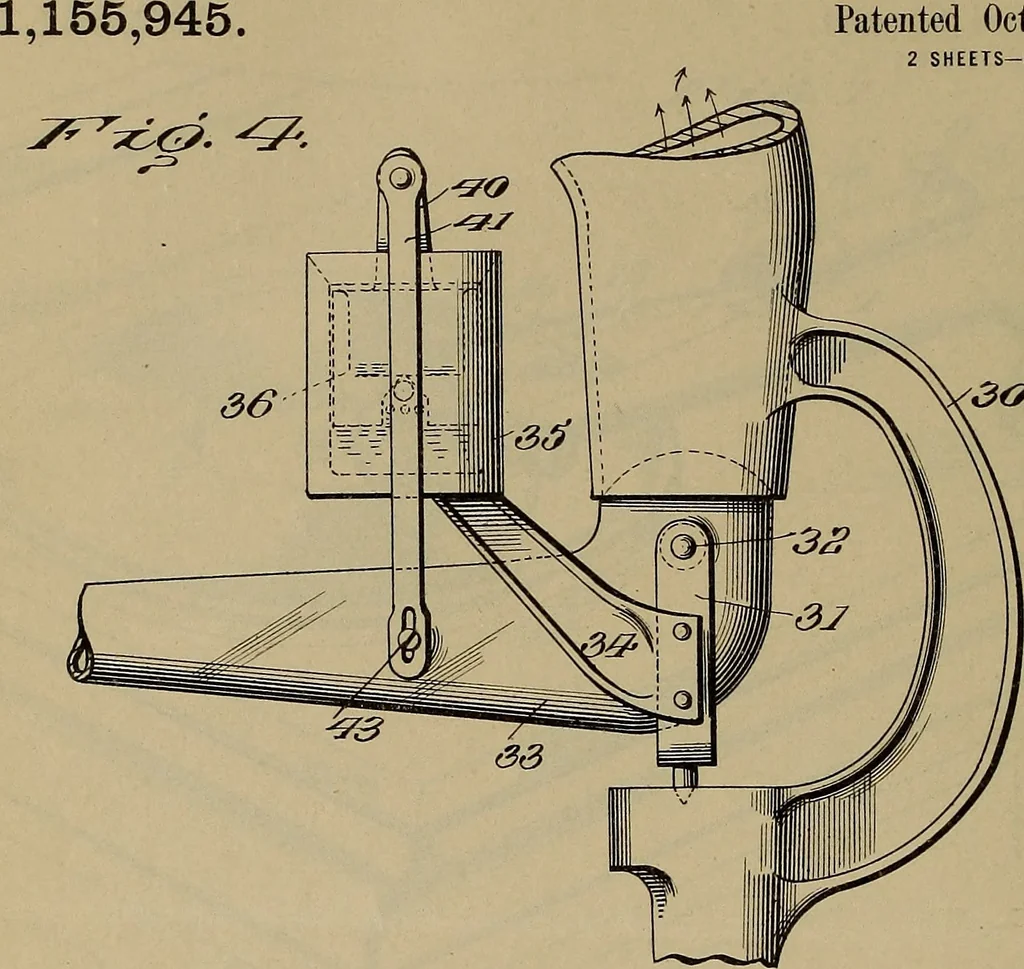 An illustration from [Graphophone patents], 1878, leaf 827