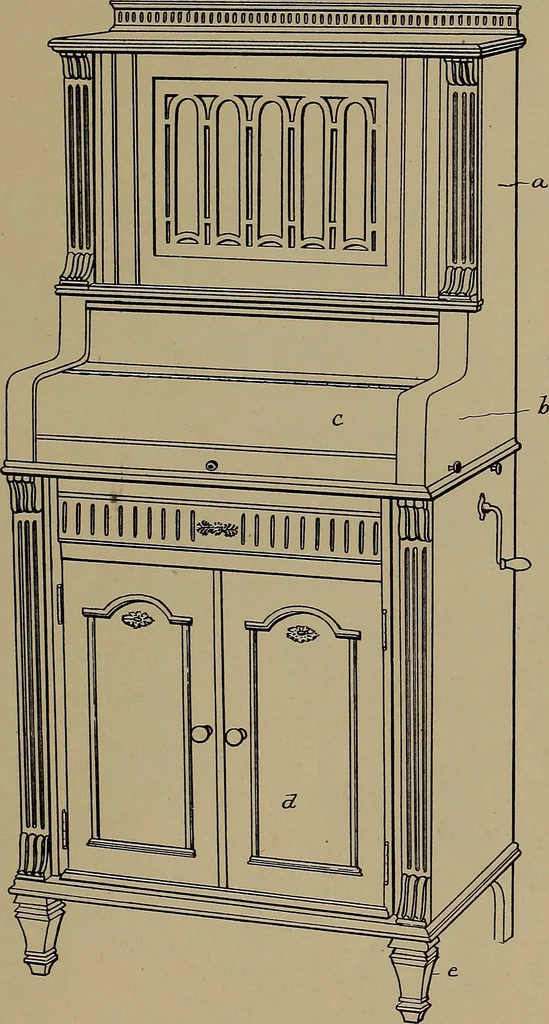 An illustration from [Graphophone patents], 1878, leaf 896