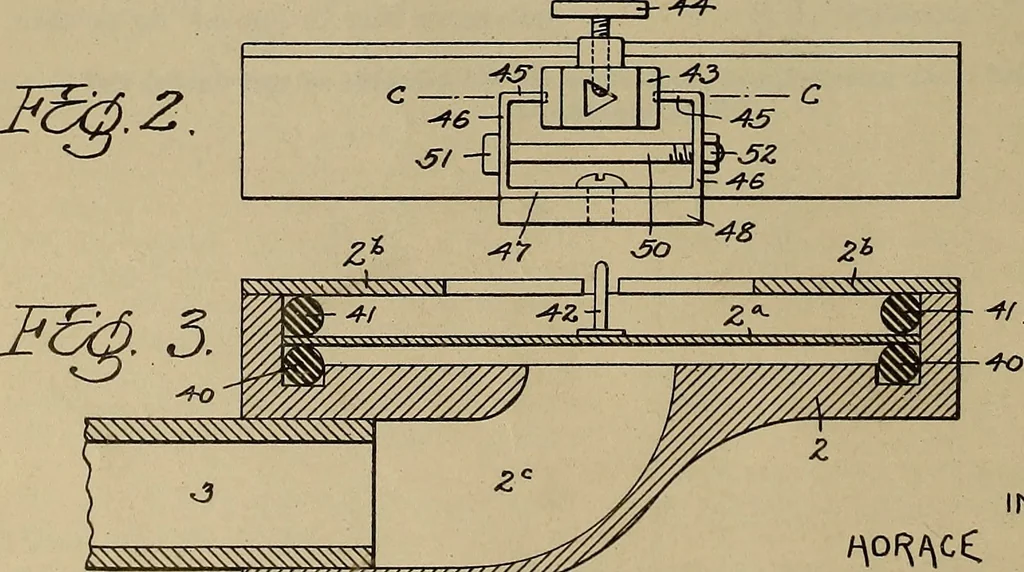 An illustration from [Graphophone patents], 1878, leaf 913
