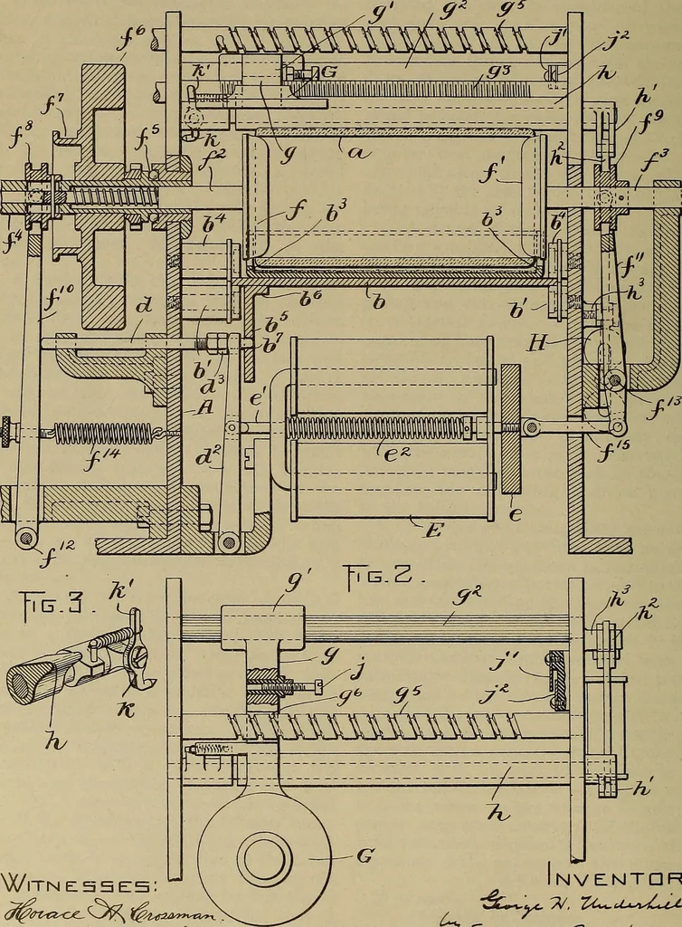 An illustration from [Graphophone patents], 1878, leaf 951