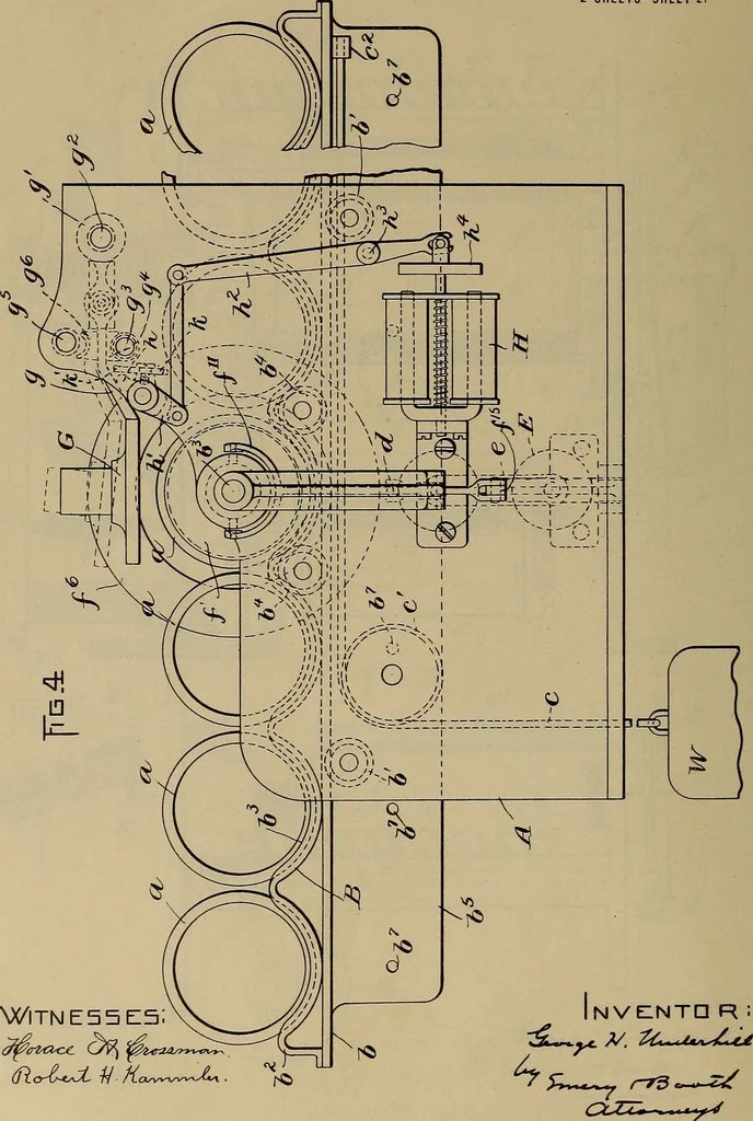 An illustration from [Graphophone patents], 1878, leaf 953