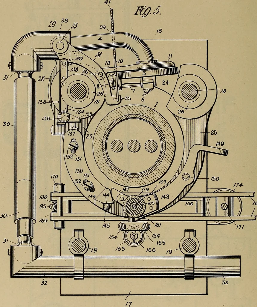 An illustration from [Graphophone patents], 1878, leaf 967