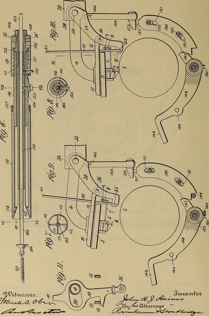 An illustration from [Graphophone patents], 1878, leaf 969