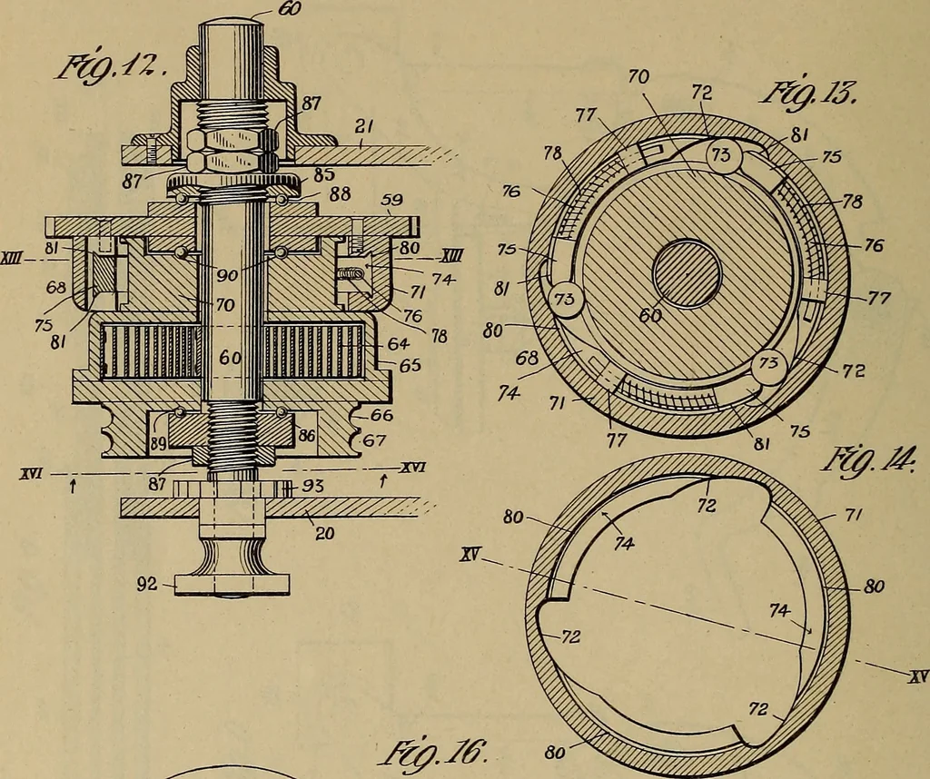 An illustration from [Graphophone patents], 1878, leaf 971