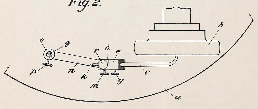 An illustration from [Graphophone patents], 1878, leaf 224