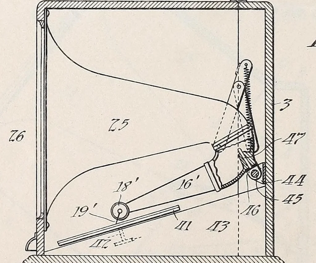 An illustration from [Graphophone patents], 1878, leaf 282