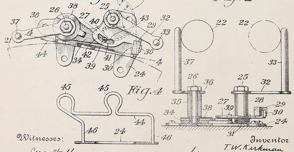 An illustration from [Graphophone patents], 1878, leaf 620
